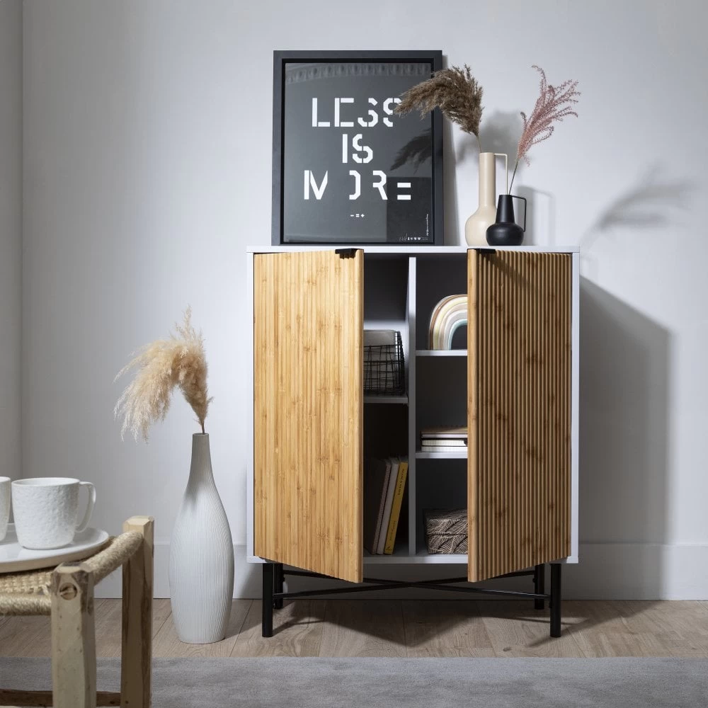 Rökstorp Sideboard In Grey & Pine 4 Rökstorp Sideboard In Grey & Pine - Image 2