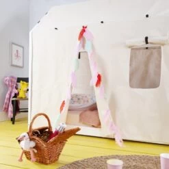 Roll Up Tent With Roll Up Window For Kara Single Bed