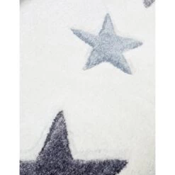 Rug With Stars In Cream And Blue 150cm X 80cm -Furniture Store rug with stars in cream and blue 150cm x 80cm p877 5709 image