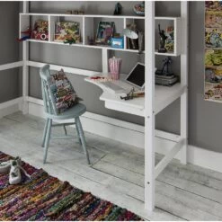 Shelf For High Sleeper Cabin Bed -Furniture Store shelving unit in white for high sleeper cabin bed p236 9991 image