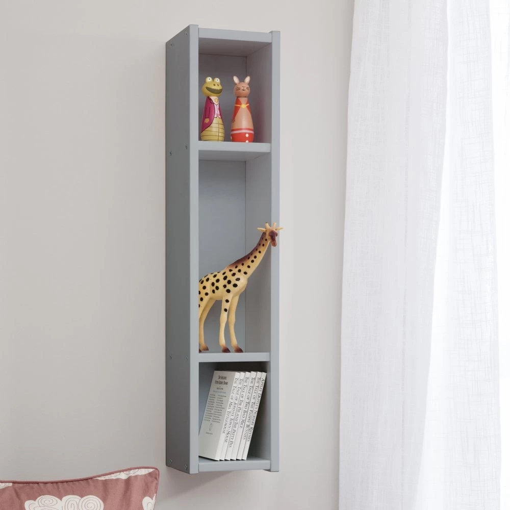 Shelving Unit Wall Mounted Cube In Silk Grey 8 Shelving Unit Wall Mounted Cube In Silk Grey - Image 6