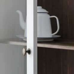 Sideboard Canterbury In White And Dark Pine 3 Drawer -Furniture Store sideboard canterbury in white and dark pine 3 drawer p263 8692 image