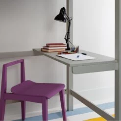 Skole Desk For Odin High Sleeper Bed In Silk Grey