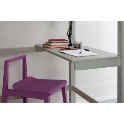 Skole Desk For Odin High Sleeper Bed In Silk Grey -Furniture Store skole desk for odin high sleeper bed in silk grey p874 9517 image