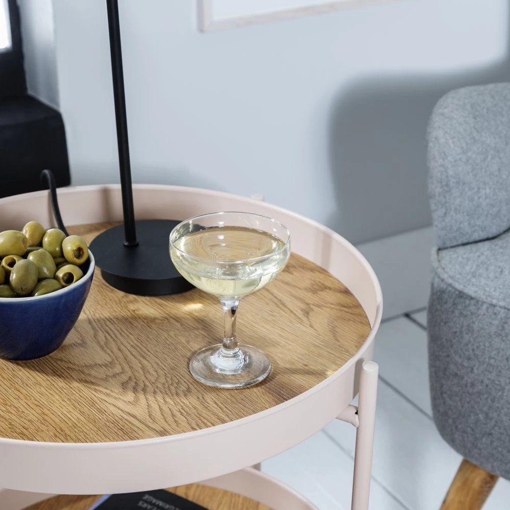 Solna Large Side Table In Blush Pink 4 Solna Large Side Table In Blush Pink - Image 2