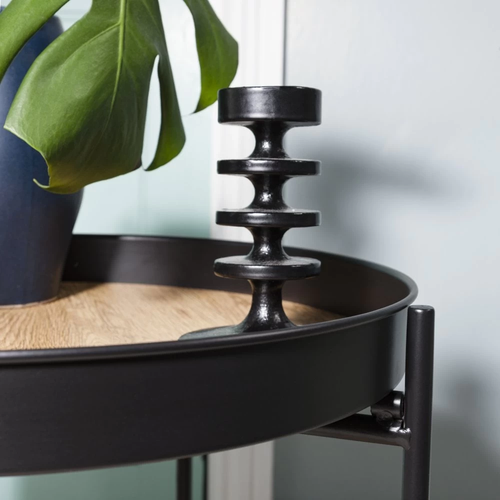 Solna Large Side Table In Solid Black 7 Solna Large Side Table In Solid Black - Image 5