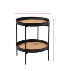 Solna Large Side Table In Solid Black 15 Solna Large Side Table In Solid Black -Furniture Store solna large side table in solid black p1145 12514 image