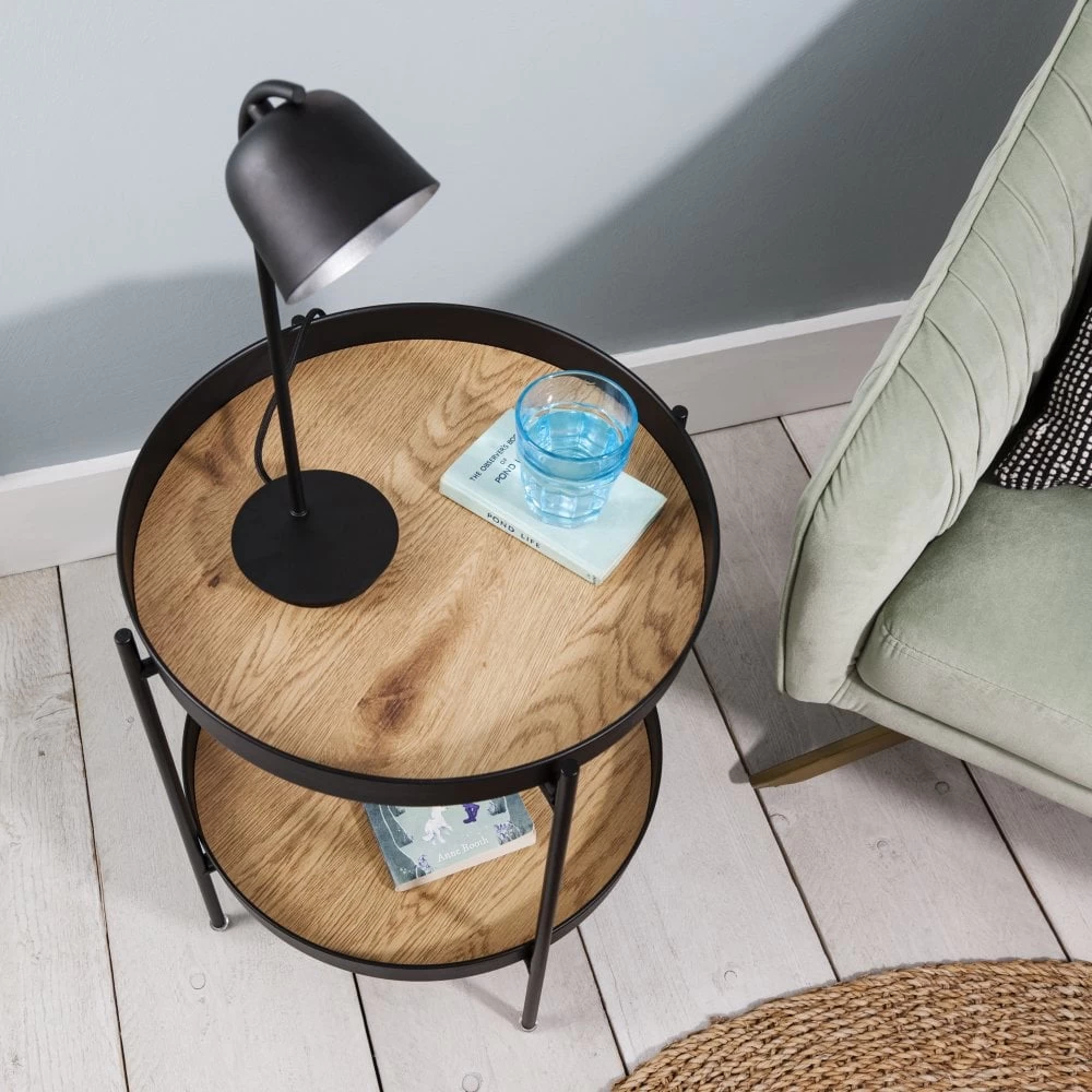 Solna Large Side Table In Solid Black 5 Solna Large Side Table In Solid Black - Image 3