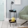 Solna Small Side Table In Black -Furniture Store solna small side table in solid black p1142 7279 image