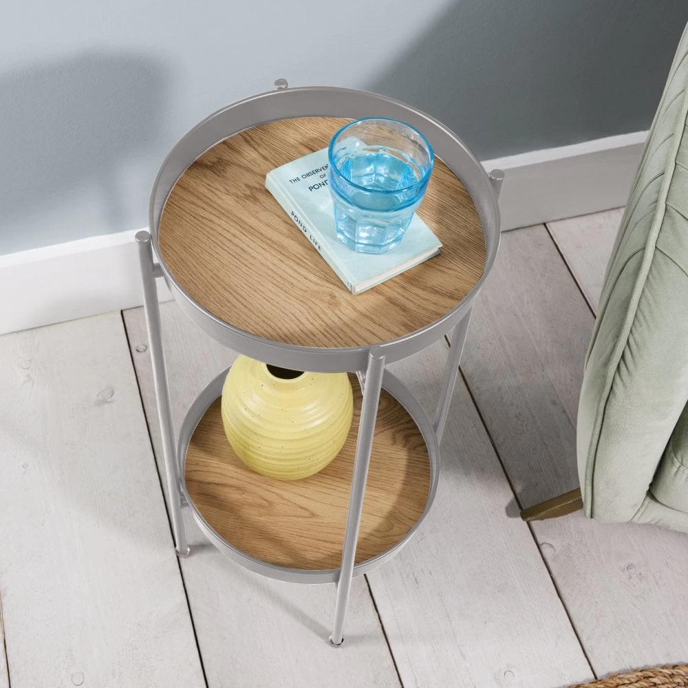 Solna Small Side Table In Ultimate Grey 4 Solna Small Side Table In Ultimate Grey - Image 2