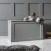 Storage Box Wooden In Grey Chest Trunk -Furniture Store storage box wooden in grey chest trunk p970 7068 image