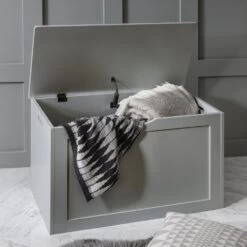 Storage Box Wooden In Grey Chest Trunk 10 Storage Box Wooden In Grey Chest Trunk -Furniture Store storage box wooden in grey chest trunk p970 9541 image