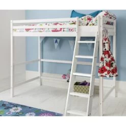Texas High Sleeper Cabin Bed In Classic White -Furniture Store texas high sleeper cabin bed in classic white p295 11701 image