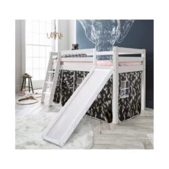 Thor Cabin Bed Midsleeper With Slide & Army Package In Classic White -Furniture Store thor cabin bed midsleeper with slide army package p1005 6609 image d0b7fac6 3c77 438c a490 425d964befcd