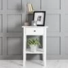 Trend Bedside Cabinet With Drawer In Classic White 1 Trend Bedside Cabinet With Drawer In Classic White -Furniture Store trend bedside cabinet with drawer in classic white p720 6125 image