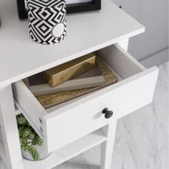 Trend Bedside Cabinet With Drawer In Classic White -Furniture Store trend bedside cabinet with drawer in classic white p720 8369 image