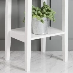 Trend Bedside Cabinet With Drawer In Classic White -Furniture Store trend bedside cabinet with drawer in classic white p720 8405 image