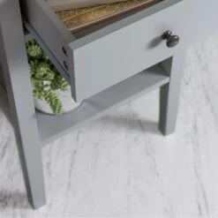 Trend Bedside Cabinet With Drawer In Silk Grey -Furniture Store trend bedside cabinet with drawer in silk grey p905 8411 image