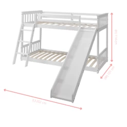 Tuva Cabin Bed Low With Bunk Underbed Slide & Fairies Package In Classic White -Furniture Store tuva cabin bed with bunk underbed play area slide in classic white p1161 11969 image 4b25a6ea a7c6 46dc b995 4e4ca2008580