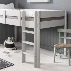 Una Midsleeper Cabin Bed In Silk Grey -Furniture Store una midsleeper cabin bed in silk grey p1094 7612 image