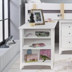Una Sleepstation With Chest Of Drawers, Cabinet & Desk In Classic White -Furniture Store una sleepstation with chest of drawers cabinet desk in classic white p1279 11553 image