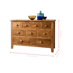 Vermont Solid Oak Sideboard In Natural Oak 13 Vermont Solid Oak Sideboard In Natural Oak -Furniture Store vermont solid oak sideboard in natural oak p389 12390 image